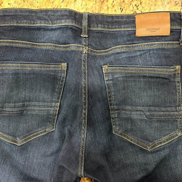 Slim Straight Stretch Jean Outpost Makers (Dark Blue) 32L - Picture 3 of 5